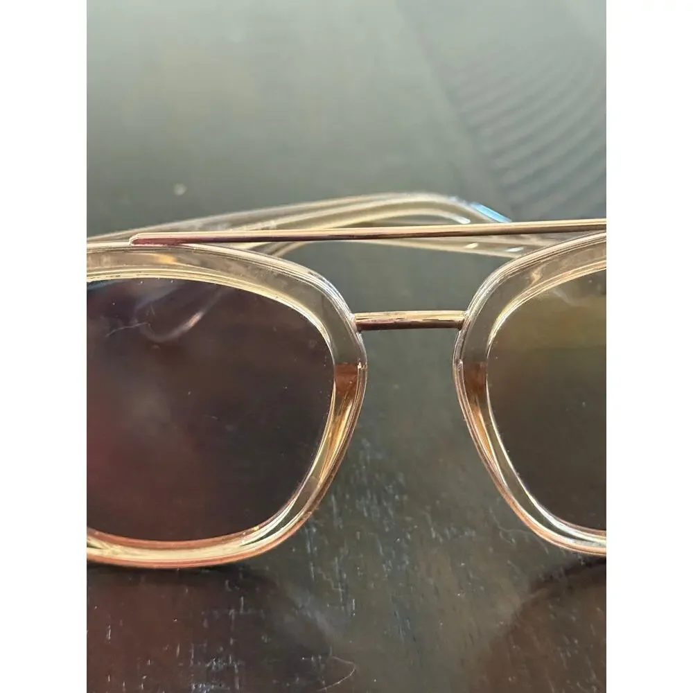 QUAY Sweet Dreams 125 Sunglasses Champagne Rose Gold Mirror Retired
